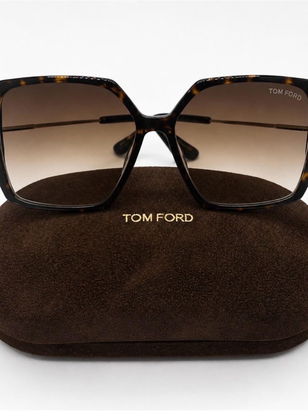 Tom Ford Joanna FT1039 52F Dark Havana Gradient Brown 59 mm Women's Sunglasses